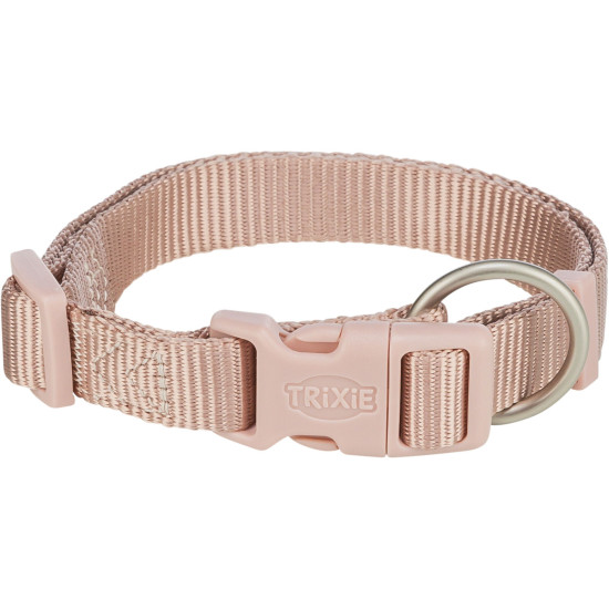 Trixie Zgardă Premium pentru Câini, M-L: 35–55 cm / 20 mm, Roz Pal